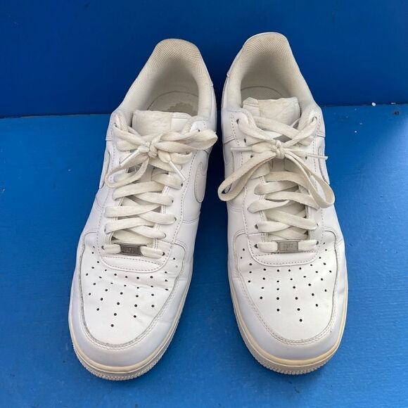 Nike Air Force 1 White Casual Shoes Mens Size 13 main image 5